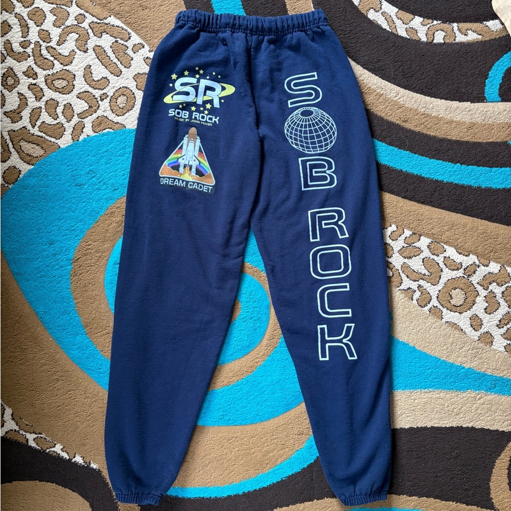 John Mayer SOB ROCK Dream Cadet Tour Merch Navy Sweatpants Joggers